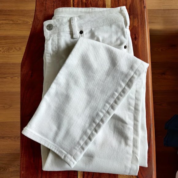 Acne Studios Denim - ACNE White Mid-rise Jeans